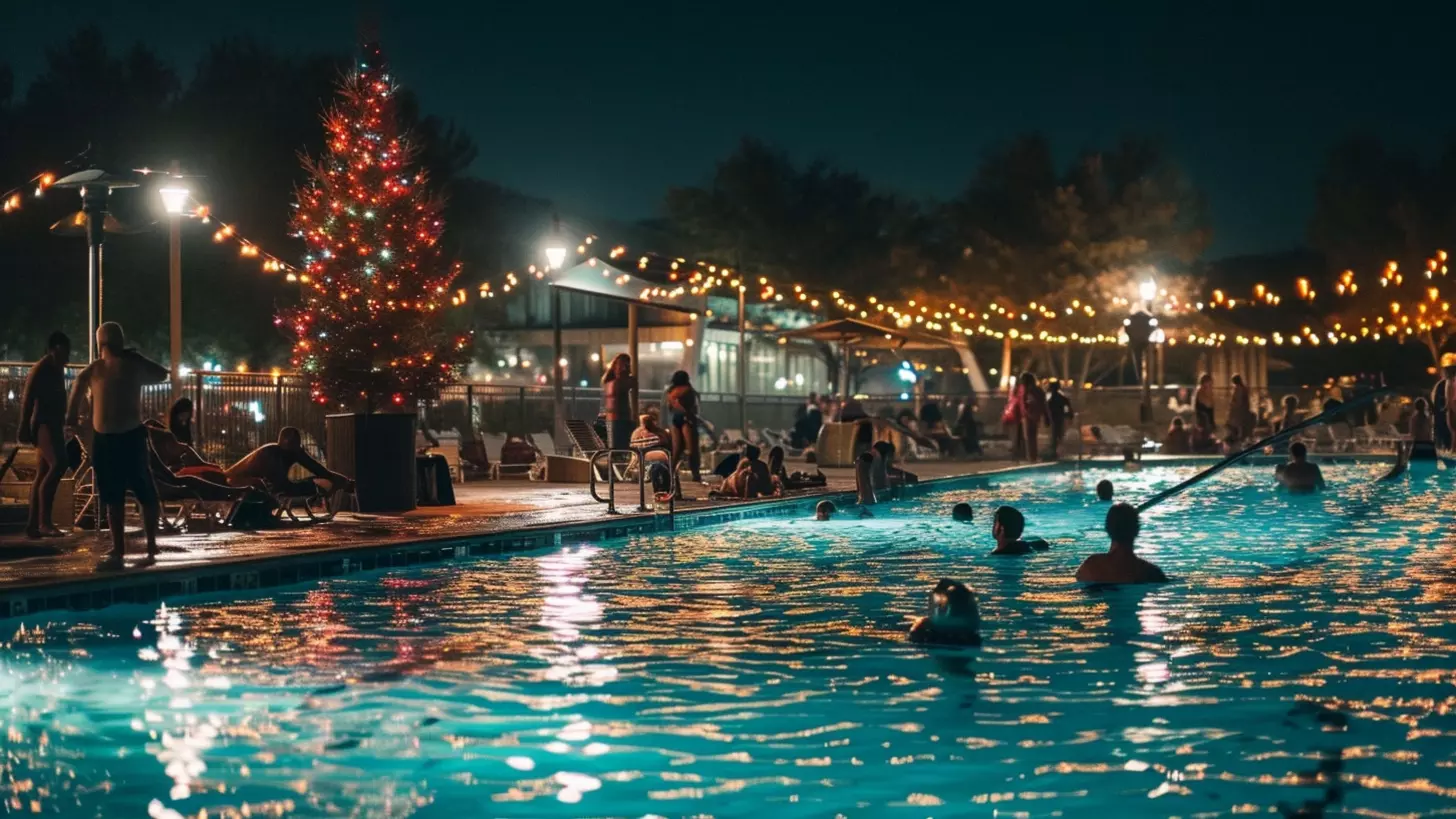 Встретить Новый год можно в пляжном стиле — у бассейна в загородном отеле