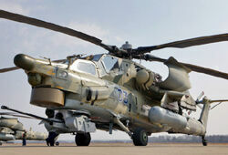 Боевой вертолет Ми-28Н «Ночной охотник» аварийно сел в Моздоке