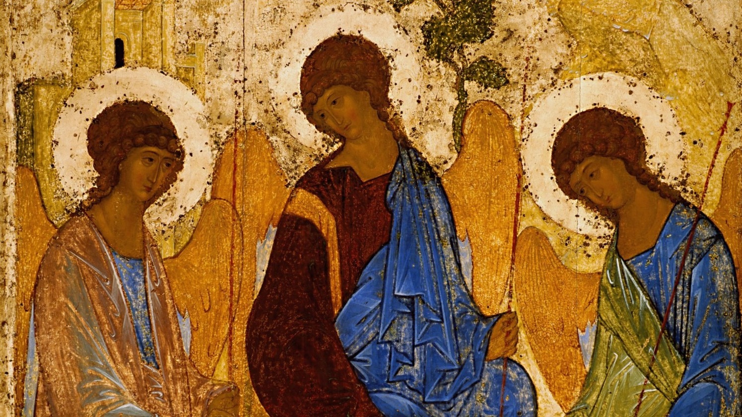 Икону «Троица» Андрея Рублева установили в храме Христа Спасителя (ВИДЕО)