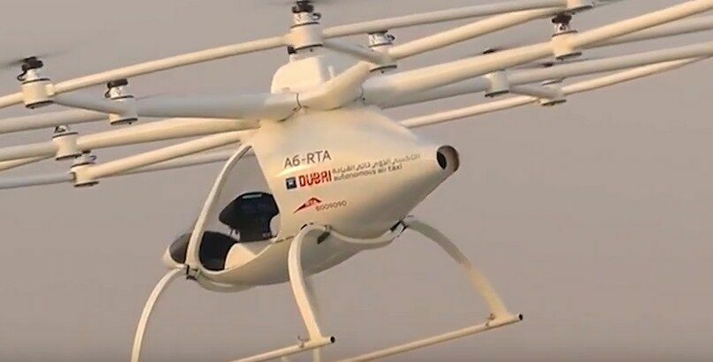 В Дубае испытали беспилотное аэротакси