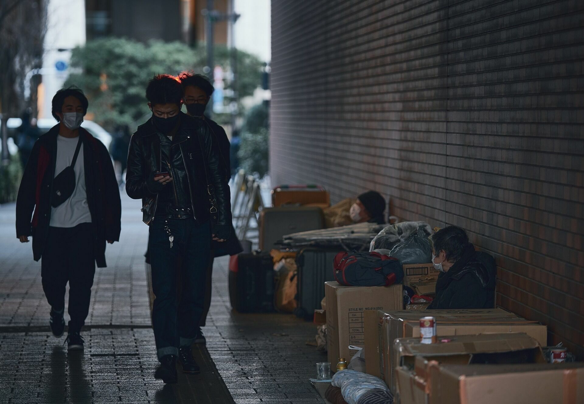 Бездомные в Японии - это большая редкость