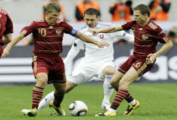 Россия проиграла Словакии в отборочной игре Евро-2012 (ВИДЕО)