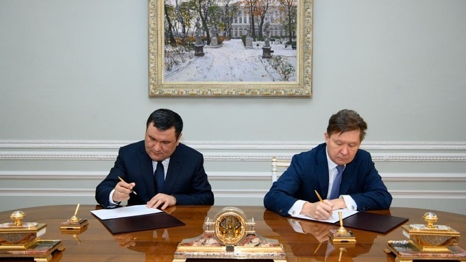 Газпром подписал "дорожную карту" с Узбекистаном