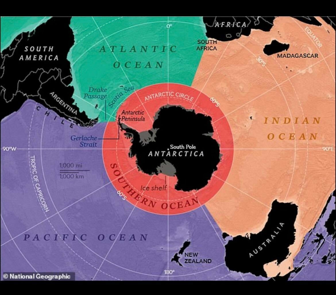 Захотели и нарисовали: на картах мира теперь появится Южный океан