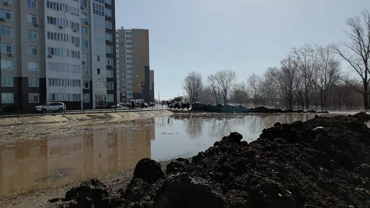 Под угрозой затопления несколько новых районов и ЖК Оренбурга