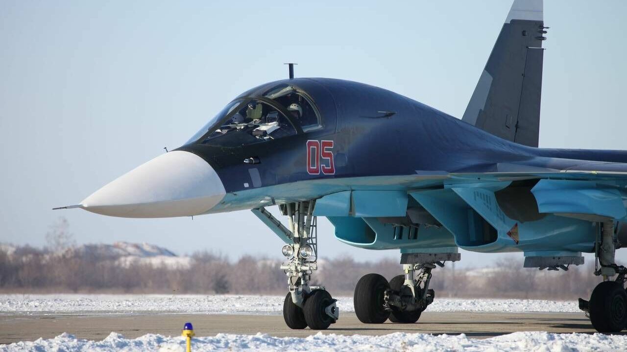 Российские бомбардировщики Су-34 задействовали на учениях в Белоруссии