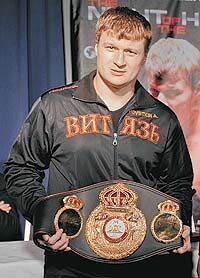 Чемпион мира по боксу Александр Поветкин