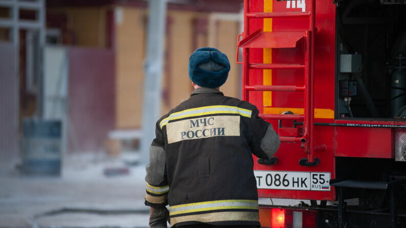 В Красноярске произошло возгорание на пивоваренном заводе