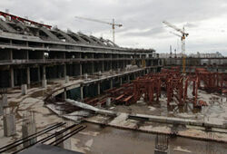 Арматура раздавила рабочего на стройке стадиона «Зенит»