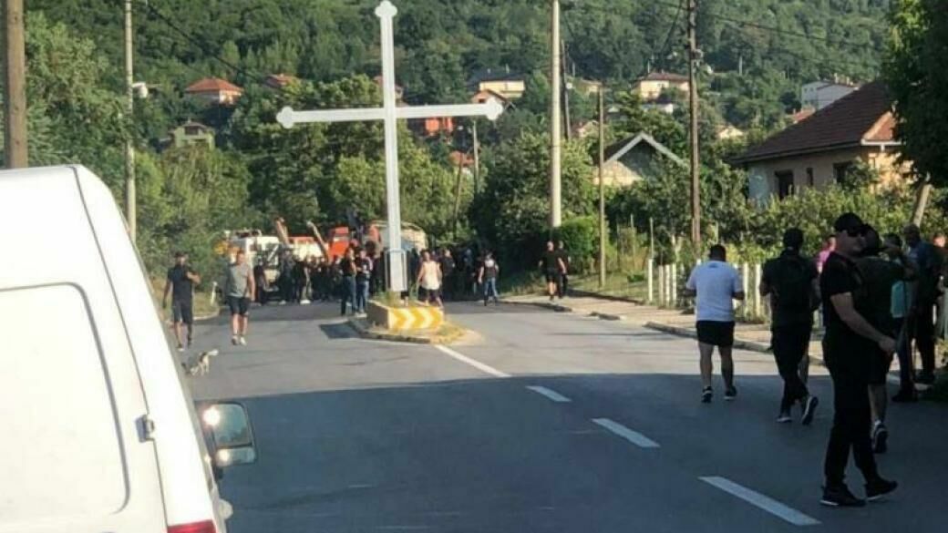 В Сербии начались столкновения на границе с Косово