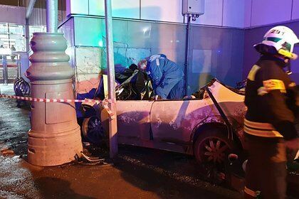 В Москве три человека погибли в автомобильной аварии у станции МЦК "Окружная"
