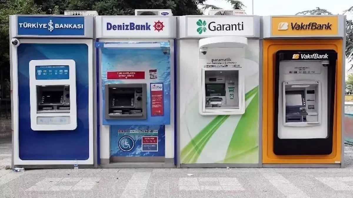 Турецкие банкоматы