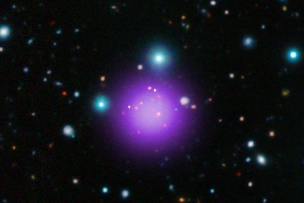 Обнаружено самое далекое скопление галактик