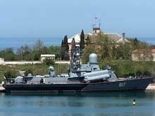 Ракетный корабль «Мираж» вернулся в Севастополь