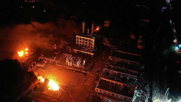В Китае после взрыва на заводе эвакуировали 4 тысячи человек