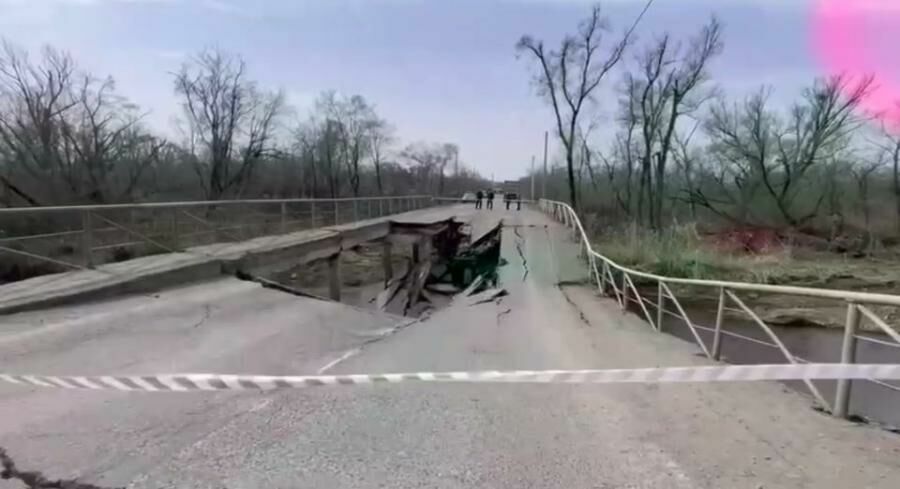 В Приморье рухнул мост через реку Кулешовка