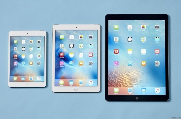Apple скоро покажет три новых планшета iPad