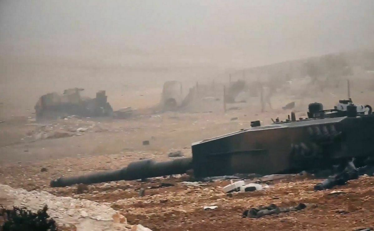 Российские военные в Сирии уничтожили турецкие танки, прибывшие с подкреплением