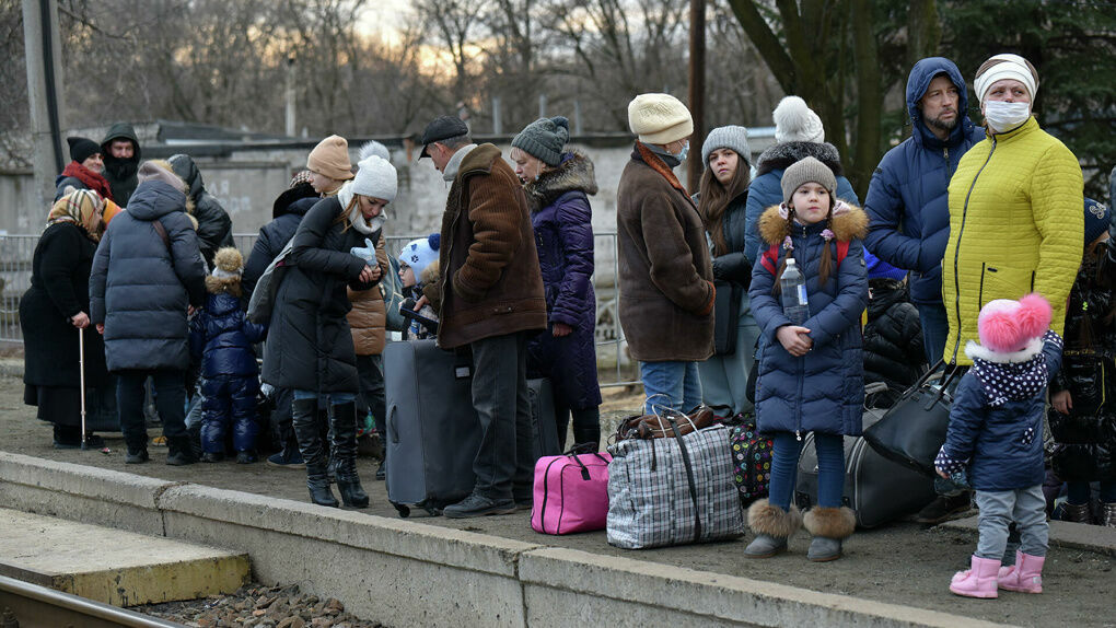 Беженцы из Донбасса