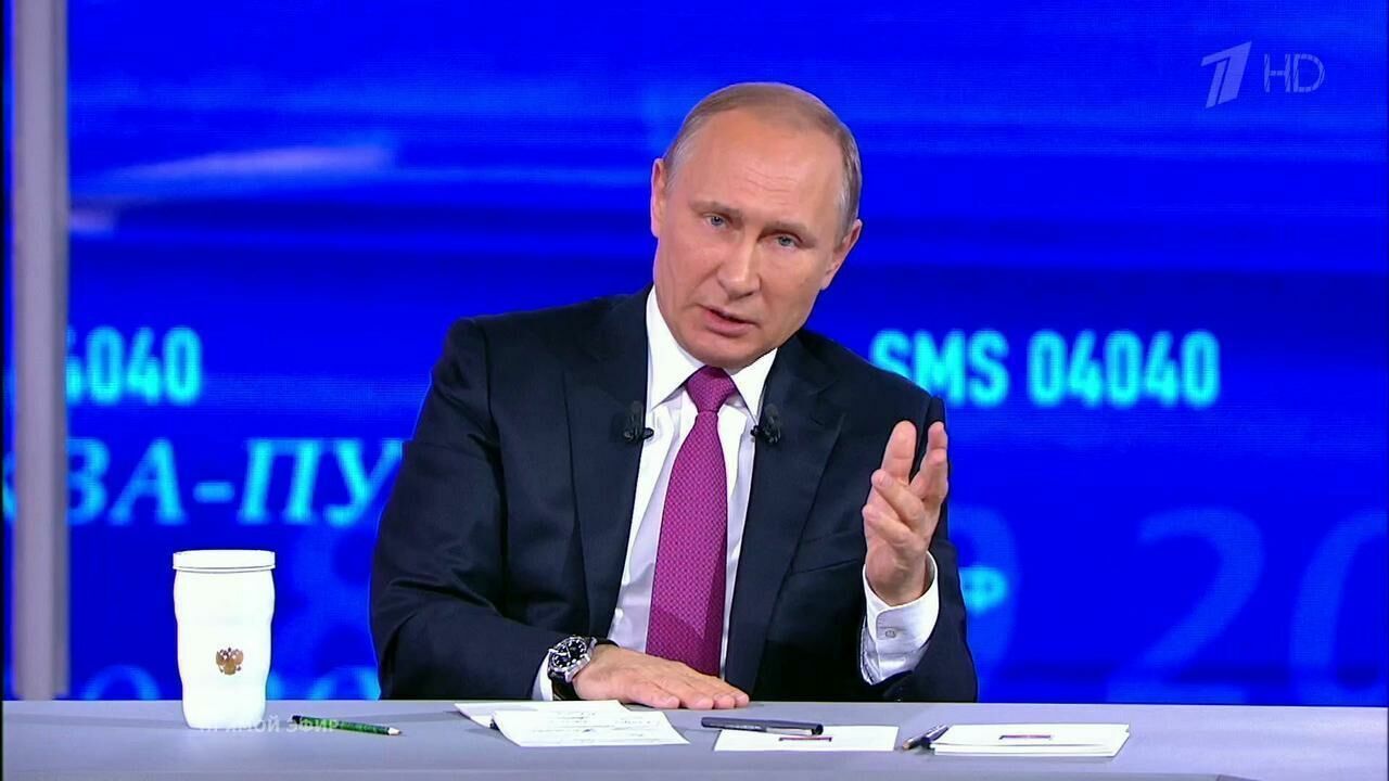 Почти 5,8 млн россиян посмотрели «Прямую линию» с Путиным