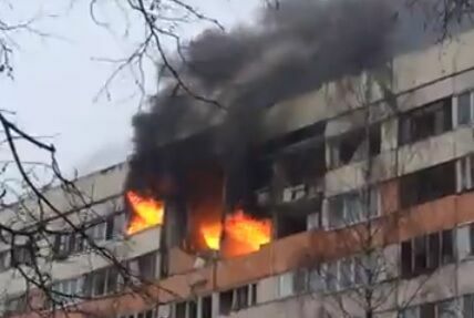 В многоэтажке Санкт-Петербурга взорвался газ