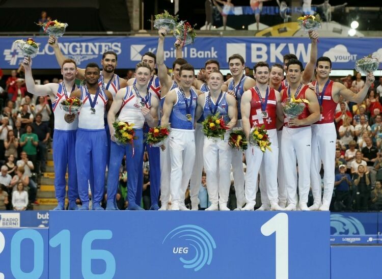 Российские гимнасты успешно выступают на чемпионате Европы