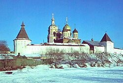 В центре Москвы горел православный монастырь