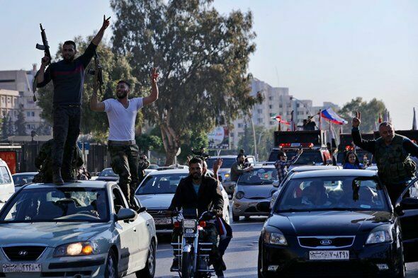 В Дамаске проходят митинги в поддержку Асада