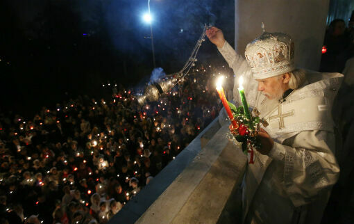 День Воскресения Христова: в Москве в праздновании Пасхи приняли участие порядка 300 тыс. человек