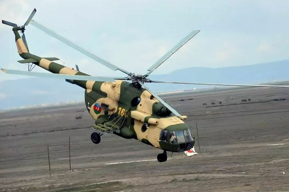 В Азербайджане при крушении военного вертолёта погибли 14 человек