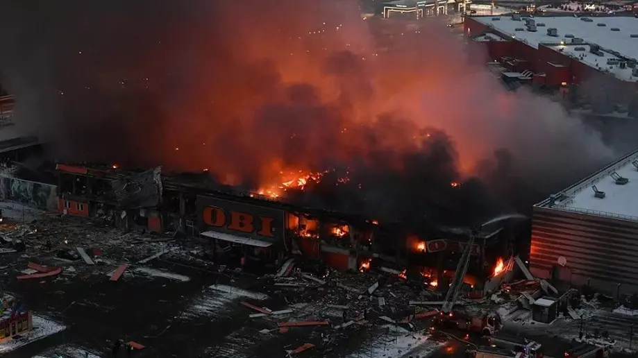 Пожар в «Крокусе» пришлось тушить с применением авиации