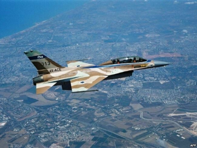 Истребитель-бомбардировщик F-16 ВВС Израиля.