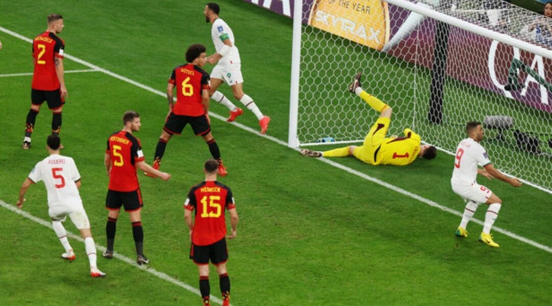 Бельгия сенсационно проиграла Марокко со счетом 0:2