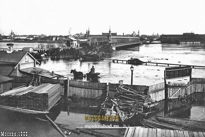 Ровно 110 лет назад в Москве произошло самое большое наводнение