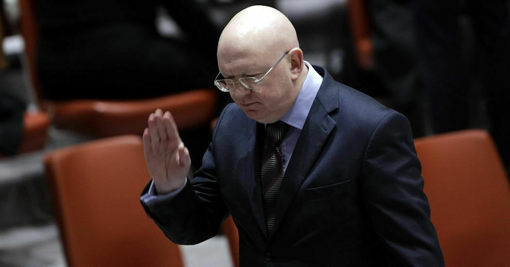 Василий Небензя покинул зал Совбеза ООН во время выступления главы Евросовета