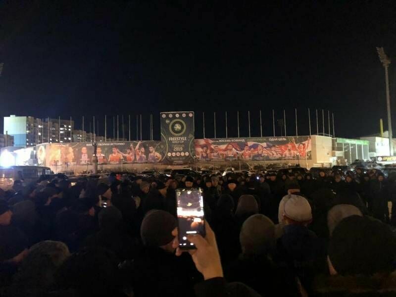 В Якутске прошел антимигрантский митинг