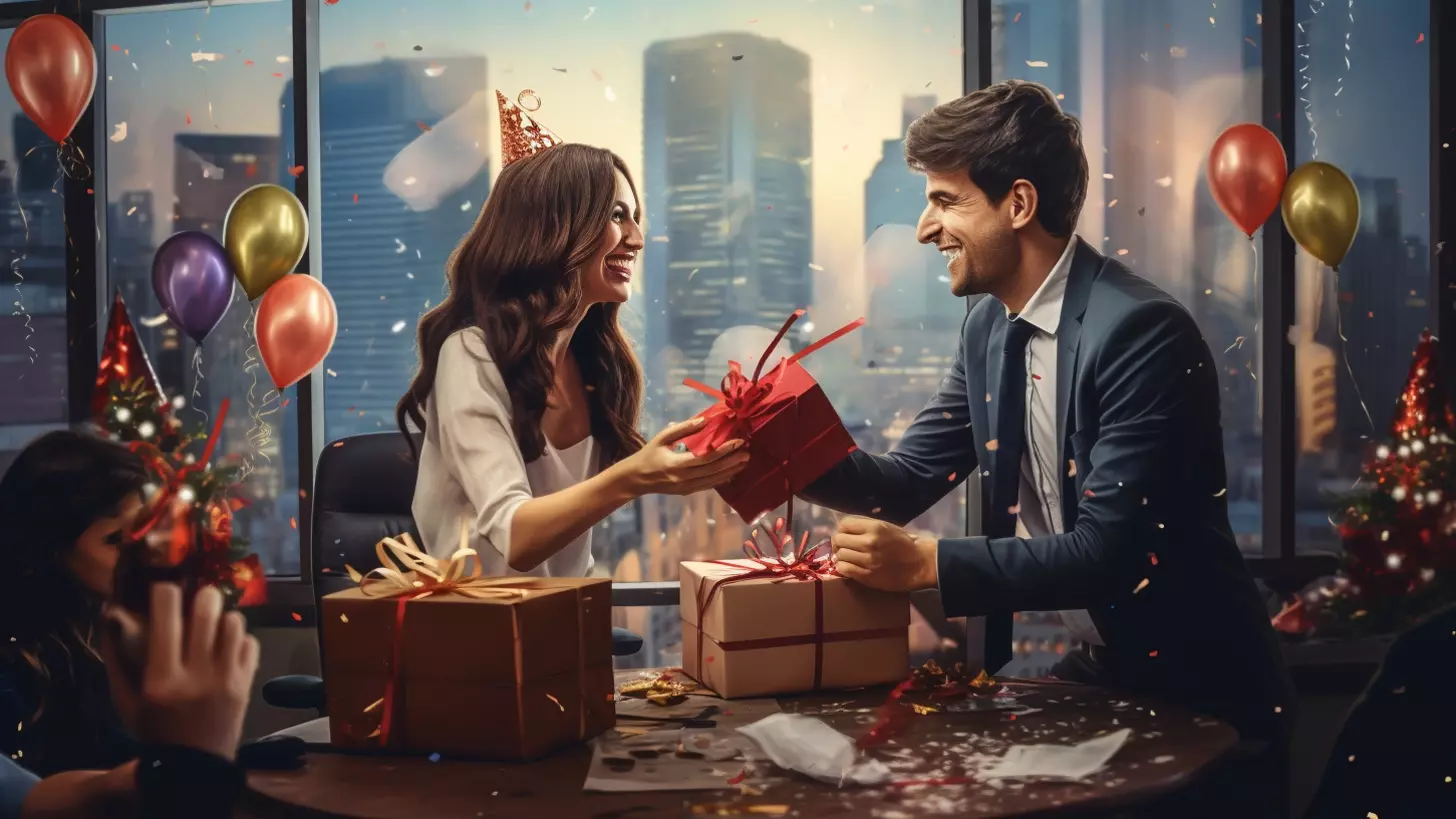 Новогодний корпоратив — отличная возможность вручить подарки всем сотрудникам