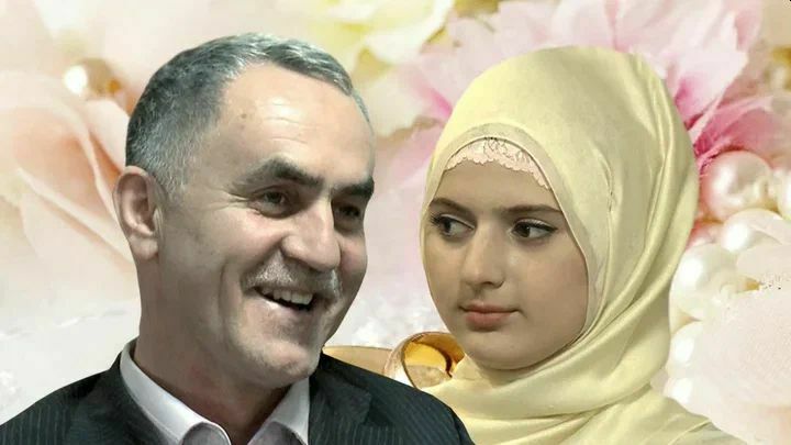 Неравный брак в Чечне оказался счастливым для начальника РОВД и его юной жены