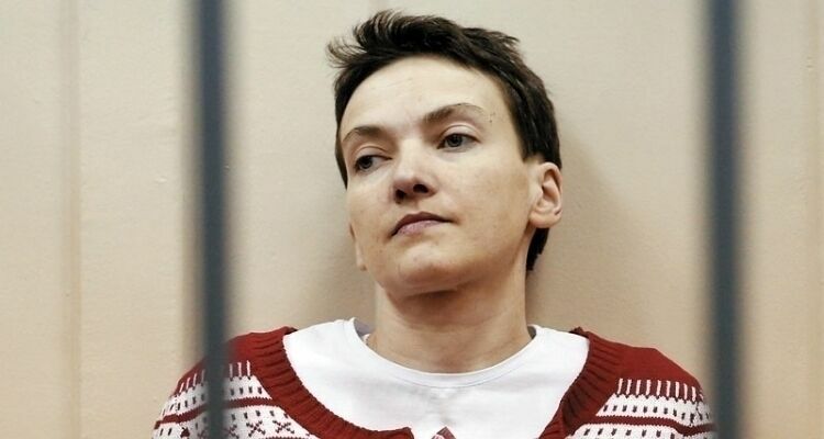 Надежда Савченко начала сухую голодовку