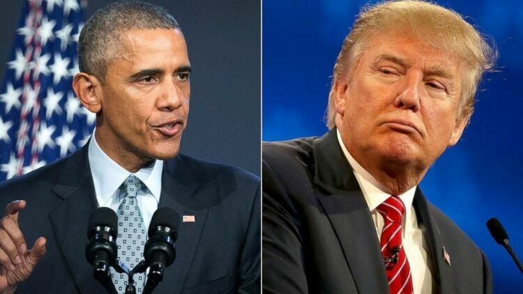 Обама и Трамп поссорились из-за российского президента