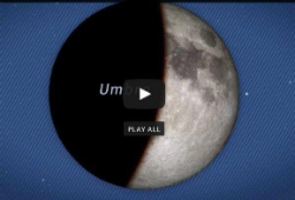 Сайт NASA ведет прямую трансляцию лунного затмения