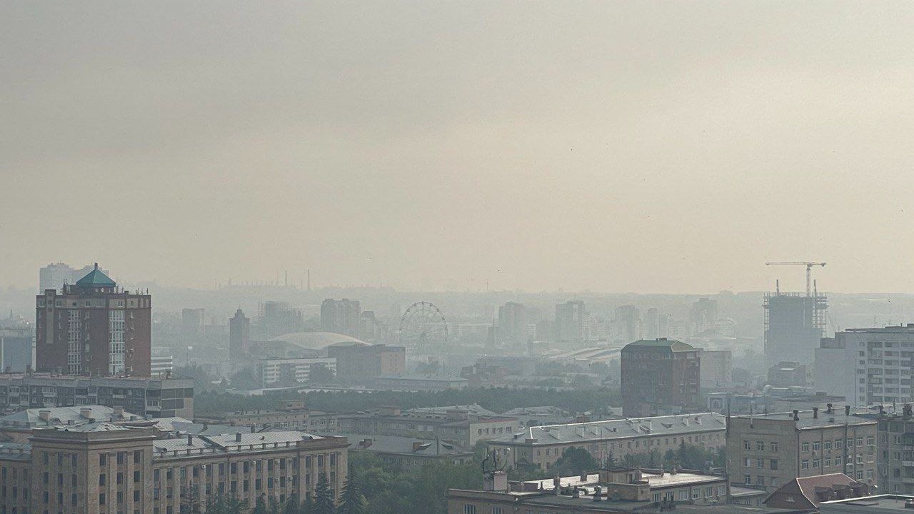 Челябинскую область накрыл дым от пожаров в Свердловской области (ВИДЕО)