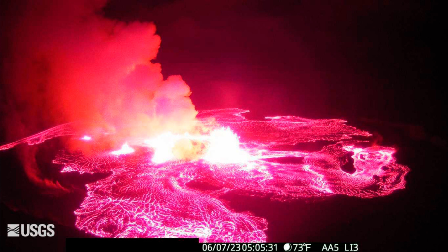 На Гавайях началось извержение одного из самых активных на Земле вулканов — Килауэа