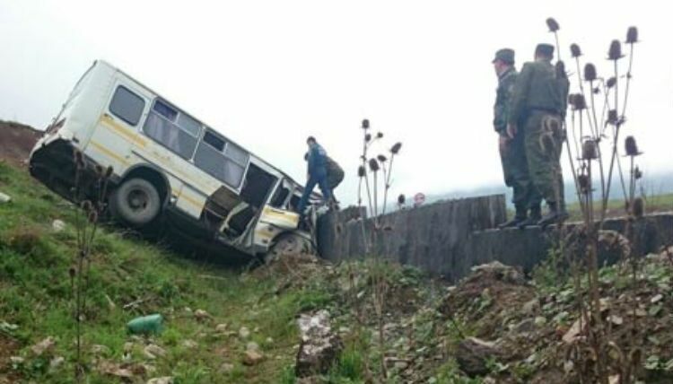Названа причина аварии автобуса с  российскими офицерами в Южной Осетии
