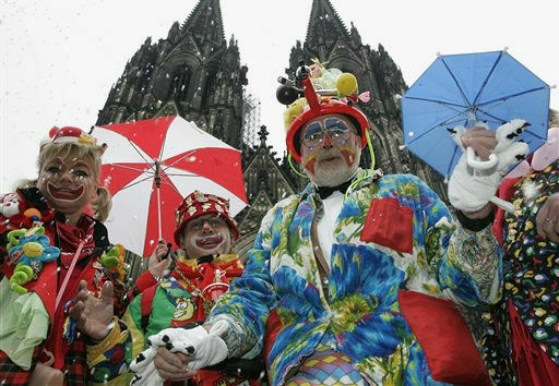 В Германии назло гриппу начался сезон карнавалов