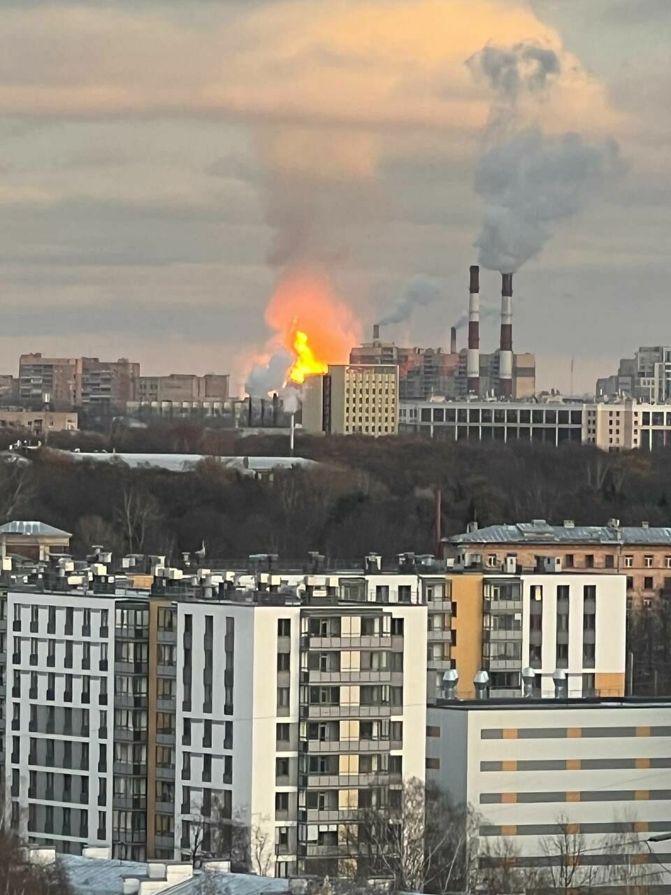 Власти подтвердили взрыв и пожар на газопроводе в Ленобласти