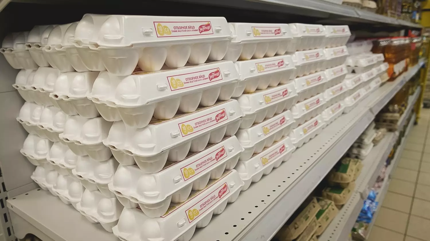4 млрд штук яиц Россия отправляет на экспорт ежегодно