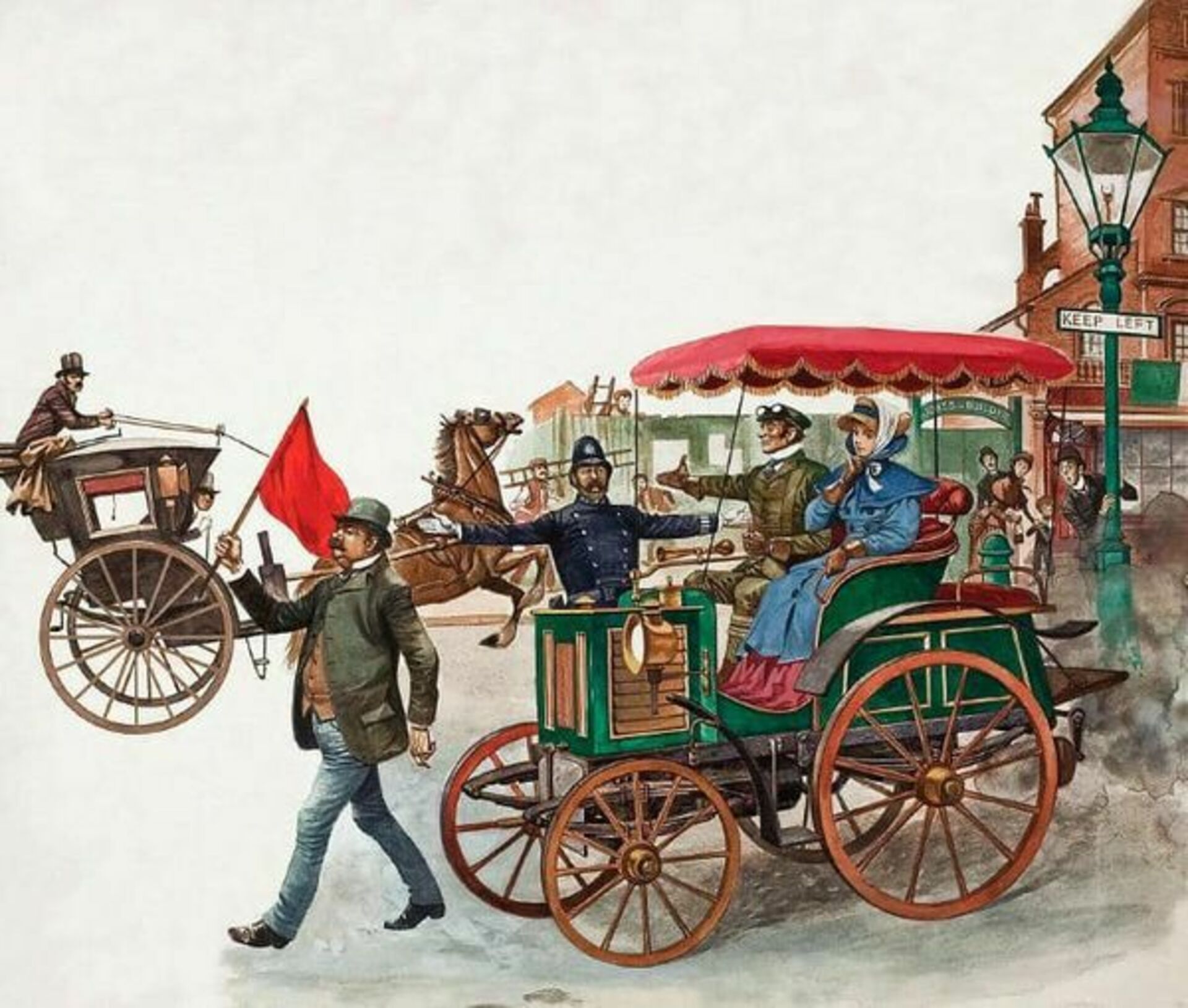 Первый появился во франции. Первые машины в Англии. Первая повозка. Автомобили 19 века. Машина в Англии 19 век.
