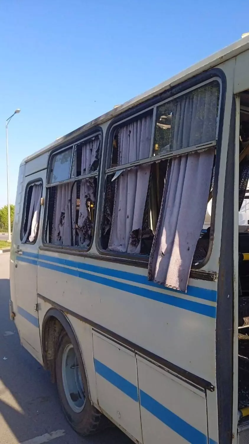 Дрон ВСУ атаковал автобус в Белгородской области