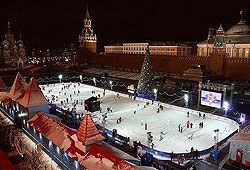 На Красной площади открывается зимний каток